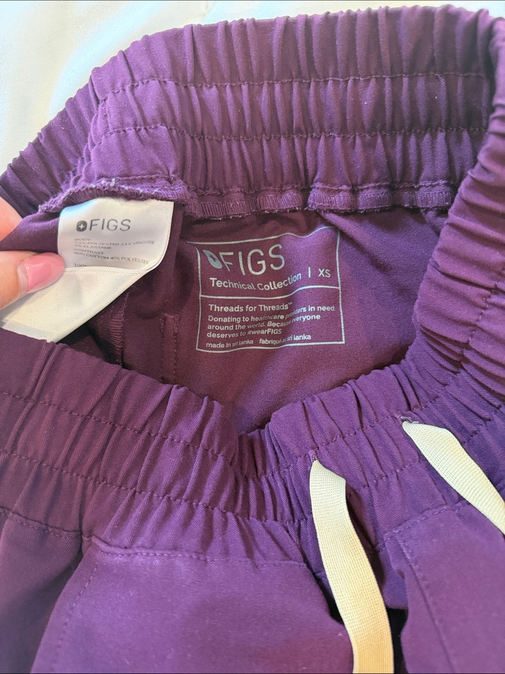 Figs Deep Purple Zamora Jogger - Picture 3 of 3